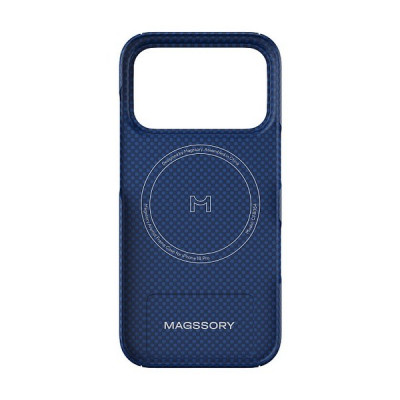 Чехол Magssory Aramid Frame Case MagFit для iPhone 18 Pro (CFB054bl) Blue