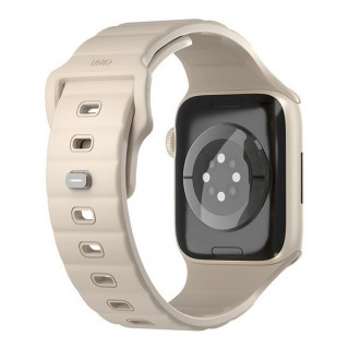 Ремешок Uniq Stride FKM Rubber для Apple Watch 41/40/38 мм светлый хаки (Pale Khaki) (41MM-STRIPKHA)