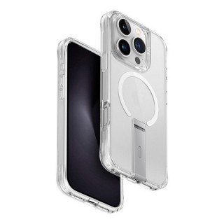 Чехол Uniq Eleva MagSafe для iPhone 16 Pro Clear с подставкой (IP6.3P(2024)-ELEVAMCLR)