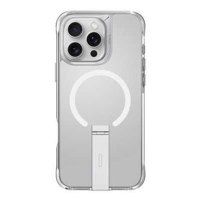 Чехол Uniq Eleva MagSafe для iPhone 16 Pro Clear с подставкой (IP6.3P(2024)-ELEVAMCLR)