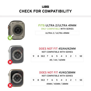 Чехол UAG Scout Watch Case v2 для Apple Watch Ultra/Ultra 2 49 мм прозрачный (Clear) (1A4416114G4G)