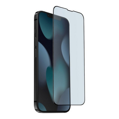 Защитное стекло Uniq OPTIX Anti-Blue light для iPhone 16e/13/13 Pro/14 Clear/Black (IP6.1(2021)-ANTIBLUEL)