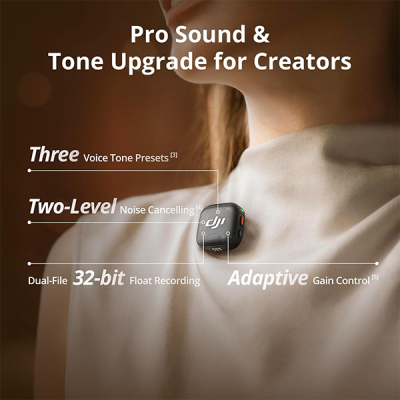 Беспроводной микрофон DJI Mic 3 (2 TX + 1 RX + Charging Case)