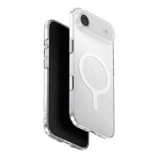 Чехол Uniq AirSuit MagSafe для iPhone Air Glossy Clear/White (IP6.6(2025)-ASMGCLRW)