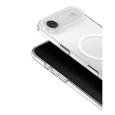 Чехол Uniq AirSuit MagSafe для iPhone Air Glossy Clear/White (IP6.6(2025)-ASMGCLRW)