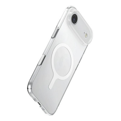 Чехол Uniq AirSuit MagSafe для iPhone Air Glossy Clear/White (IP6.6(2025)-ASMGCLRW)