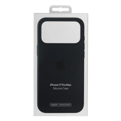 Чехол Apple Silicone Case для iPhone 17 Pro Max с MagSafe (MGFR4) Black