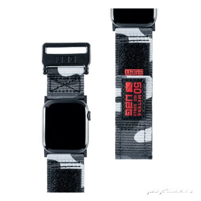 Ремешок UAG Active Range Strap для Apple Watch 44/42 мм темный камуфляж (Midnight Camo)