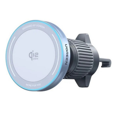 Автомобильное беспроводное зарядное устройство Ugreen W758 MagFlow 25W Magnetic Qi2.2 Wireless Car Charger (55967)