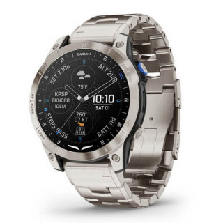 Умные часы Garmin D2 Mach 1 Titanium Ventilated Bracelet (010-02582-51)