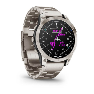 Умные часы Garmin D2 Mach 1 Titanium Ventilated Bracelet (010-02582-51)