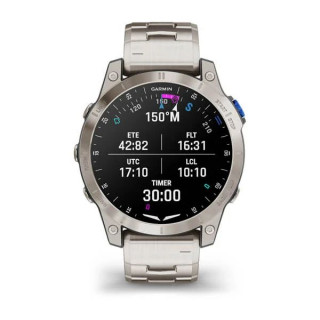 Умные часы Garmin D2 Mach 1 Titanium Ventilated Bracelet (010-02582-51)