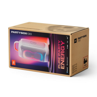 Портативная акустика JBL PartyBox 130 (White)