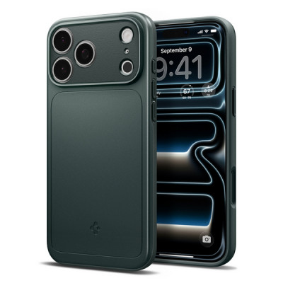 Чехол Spigen Thin Fit MagFit для iPhone 18 Pro / 17 Pro (ACS12145) Abyss Green