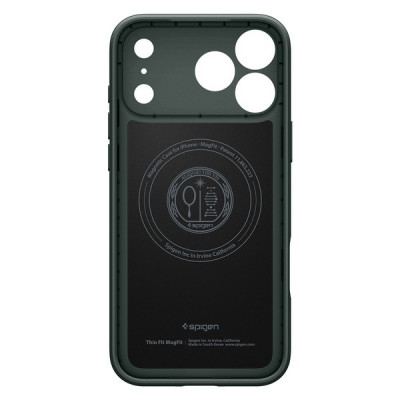 Чехол Spigen Thin Fit MagFit для iPhone 18 Pro / 17 Pro (ACS12145) Abyss Green