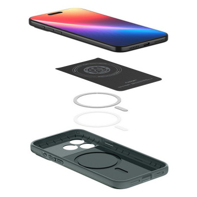 Чехол Spigen Thin Fit MagFit для iPhone 18 Pro / 17 Pro (ACS12145) Abyss Green