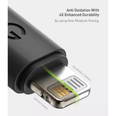 Кабель EnergEA NyloFlex USB-С/Lightning MFi C94 30cm Black (CBL-NFCL-BLK030)