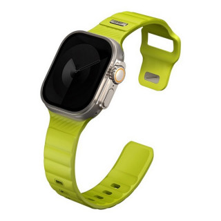Ремешок Uniq STRIDE FKM Rubber для Apple Watch 49/45/44/42 мм лайм (Lime Green) (49MM-STRILGRN)