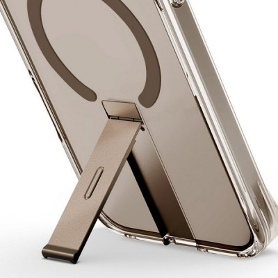 Чехол Uniq Eleva MagSafe для iPhone 16 Pro Taupe Gold с подставкой (IP6.3P(2024)-ELEVAMTGLD)