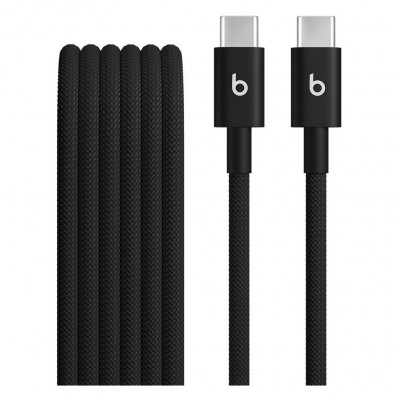 Кабель Beats USB-C - USB-C Woven Cables 1.5 m (2 шт.) (MDGC4) Bolt Black