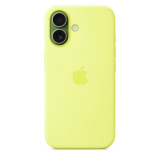 Чехол Apple Silicone Case для iPhone 17 с MagSafe (MGEV4) Neon Yellow