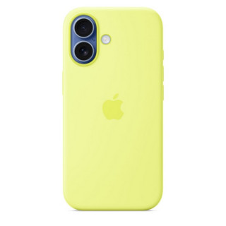 Чехол Apple Silicone Case для iPhone 17 с MagSafe (MGEV4) Neon Yellow