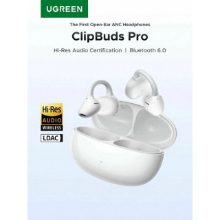 Наушники клипсы беспроводные Ugreen WS218 ClipBuds Pro ANC (65880) белый