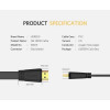 Кабель Ugreen ED015 HDMI - HDMI Flat Cable 2 м (70159) черный