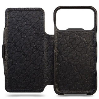 Чехол-книжка из кожи Vaja Folio для iPhone 17 Pro Max 6.9" Floater Black
