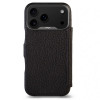 Чехол-книжка из кожи Vaja Folio для iPhone 17 Pro Max 6.9" Floater Black