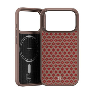 Чехол Benks ArmorGrid ArmorPro Case built with Kevlar для iPhone 17 Pro Max 6.9" (C.K.FL.AP.OR.YB70) Orange