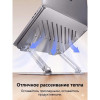 Подставка Ugreen LP966 Laptop Stand Dual-Axis Aluminum Composite Panel (45929) Silver/Grey