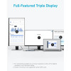 Хаб Anker USB-C Hub 14-in-1 Triple Display (A8389HA1) Gray