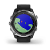 Умные часы Garmin Descent Mk2 стальные с черным ремешком 010-02132-10