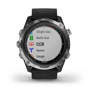 Умные часы Garmin Descent Mk2 стальные с черным ремешком 010-02132-10