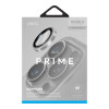 Защитное стекло Uniq OPTIX Prime Camera Lens для iPhone 16 Pro/16 Pro Max Sapphire Stainless steel Silver (IP6.3P-6.9P(2024)-SSFSLENSSIL)