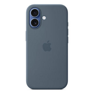 Чехол Apple Silicone Case для iPhone 17 с MagSafe (MGEW4) Anchor Blue