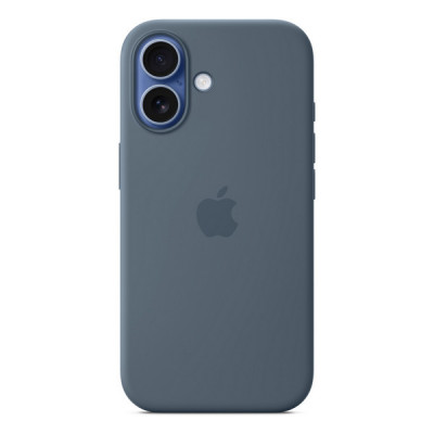 Чехол Apple Silicone Case для iPhone 17 с MagSafe (MGEW4) Anchor Blue
