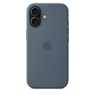 Чехол Apple Silicone Case для iPhone 17 с MagSafe (MGEW4) Anchor Blue