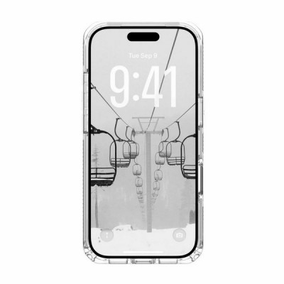 Чехол UAG Plyo для iPhone 17 Pro 6.3" (114560114343) прозрачный (Ice)