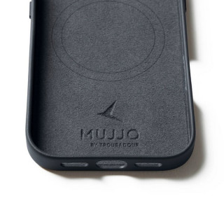 Чехол Mujjo Leather Mag Case для iPhone 17 (MUJJO-CL-060-BS) Basalt