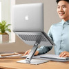 Подставка Ugreen LP339 Foldable Laptop Riser (40291) Silver