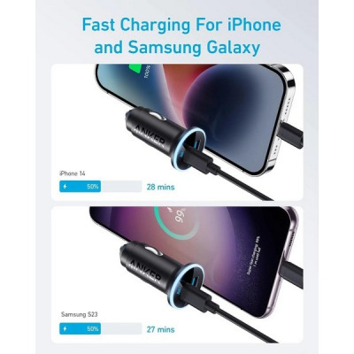 Автомобильное зарядное устройство Anker 323 Car Charger 52.5 W (A2735H11)