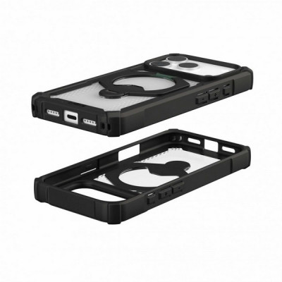Чехол UAG Plasma XTE 360 MagFit для iPhone 18 Pro/17 Pro 6.3" (11457311404G) Black/Clear