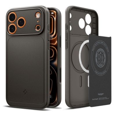 Чехол Spigen Thin Fit MagFit для iPhone 18 Pro / 17 Pro (ACS12146) Gunmetal