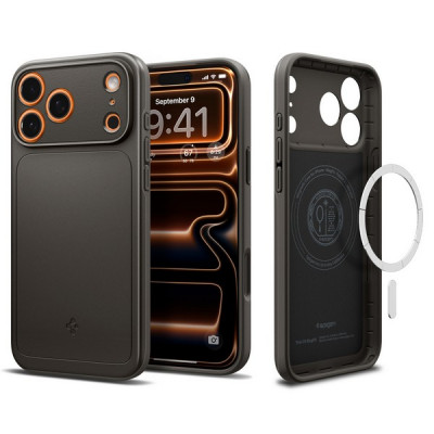 Чехол Spigen Thin Fit MagFit для iPhone 18 Pro / 17 Pro (ACS12146) Gunmetal