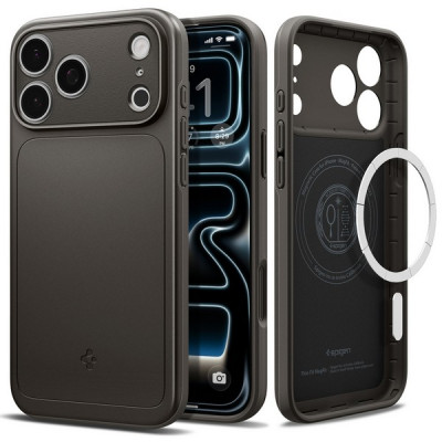 Чехол Spigen Thin Fit MagFit для iPhone 18 Pro / 17 Pro (ACS12146) Gunmetal