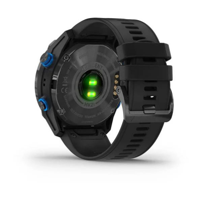 Умные часы Garmin Descent MK2I титановые с DLC-покрытием и черным ремешком 010-02132-11