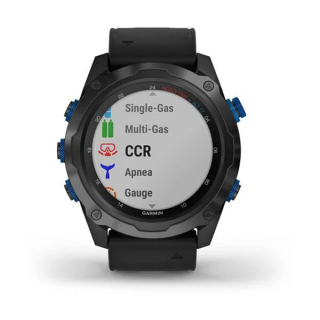 Умные часы Garmin Descent MK2I титановые с DLC-покрытием и черным ремешком 010-02132-11