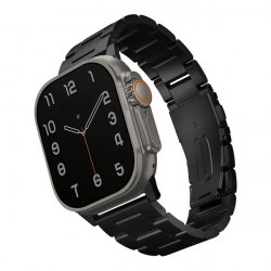 Ремешок Uniq OSTA Stainless Strap для Apple Watch 49/45/44/42 мм (49MM-OSTABLK), черный